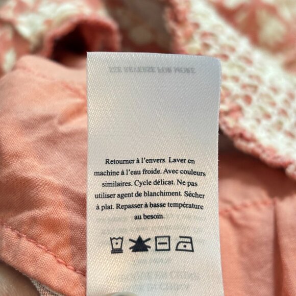 Faherty Renata Jumpsuit Medium Floral Fairy Coquette Festival Boho Western 19143 - Picture 12 of 13